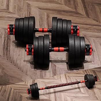 Amazon | 【バーベルにもなる】ダンベル 可変式 【日本企業